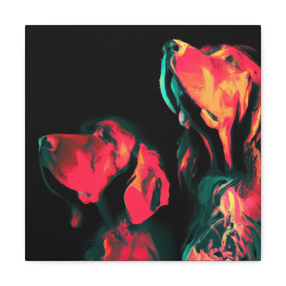 "Fiery Red Irish Setter" - Canvas