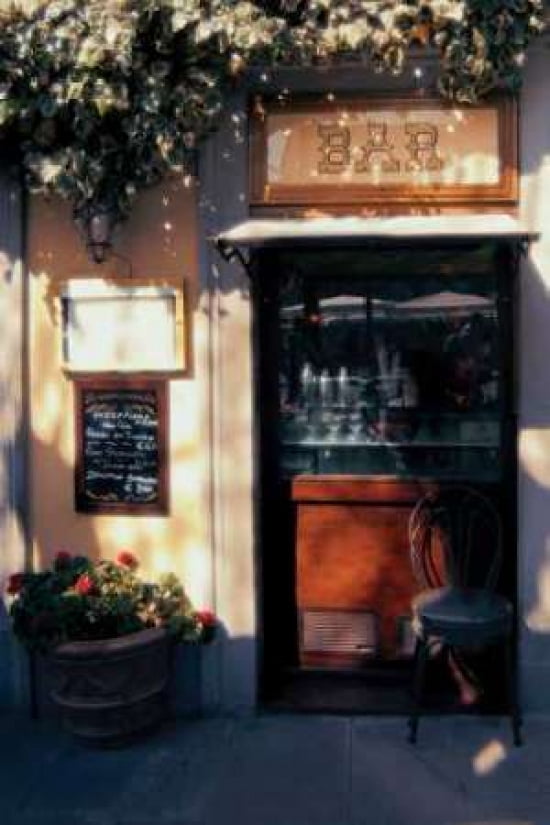 Fiesole Cafe I Canvas Art - John Warren (24 x 36)