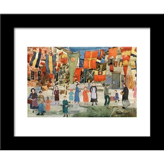 Fiesta 20x24 Framed Art Print by Prendergast, Maurice