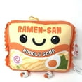 thumbnail image 1 of Fiesta 9" Ramen-San Noodle Soup Orange Decorative Pillows, 1 of 2