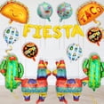 thumbnail image 1 of Fiesta Balloons Cinco De Mayo Party Decorations Cactus  Avocado Taco Bar  Pinata Foil Balloons Mexican Theme Party Supplies, 1 of 7