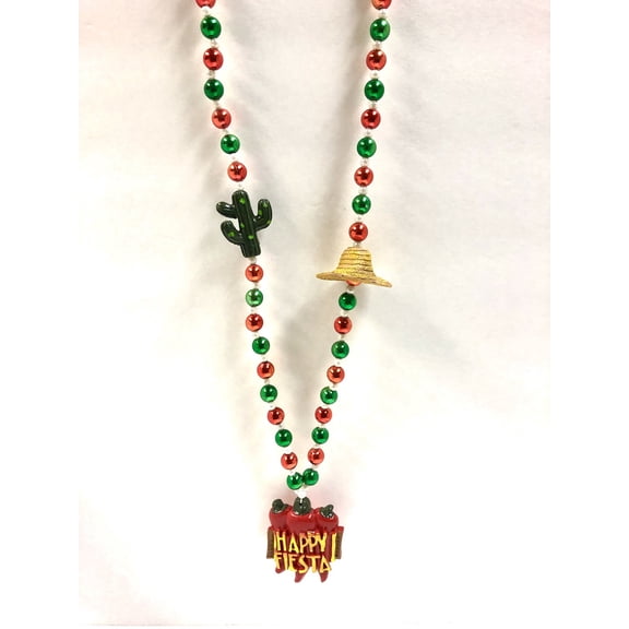 Fiesta Beads Mardi Gras Party Favor