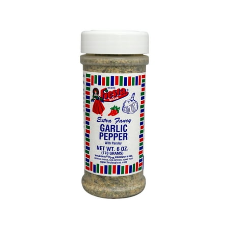 Fiesta Brand Garlic Pepper Spice Mix with Parsley, 6 oz Jar