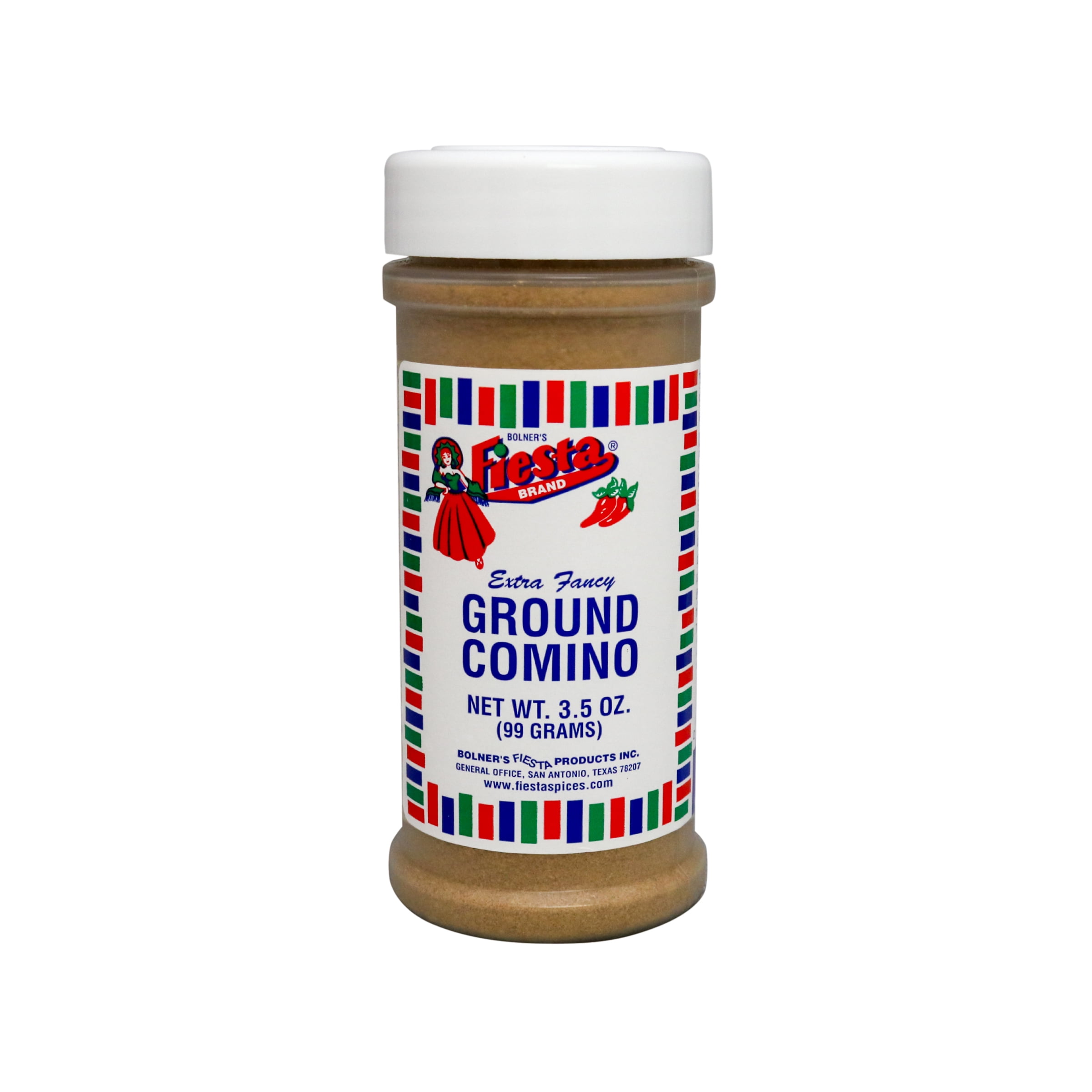 Bolner's Fiesta Ground Comino (Cumin), 3.5 oz Jar