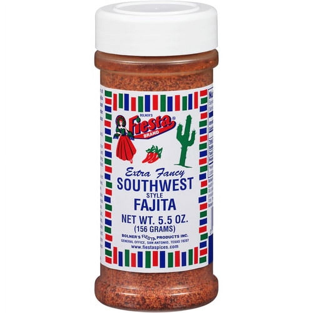 Fiesta Brand Southwest Style Fajita Seasoning, 5.5 oz Jar
