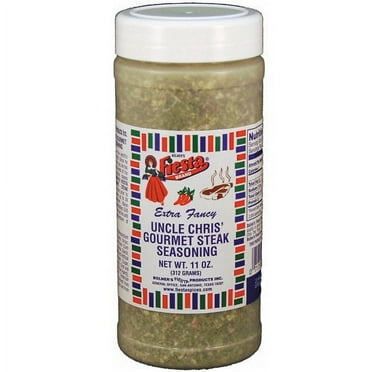 Fiesta Brand Uncle Chris' Gourmet Steak Seasoning, 11 oz Jar