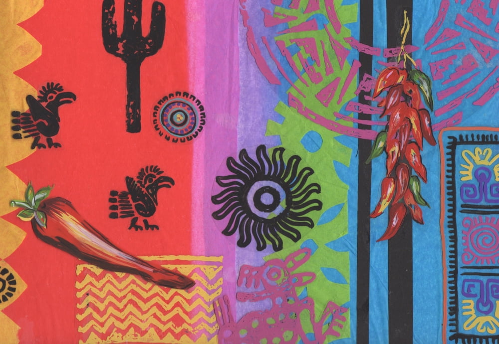 Fiesta Canvas Art - Sara Henry (23 x 16)