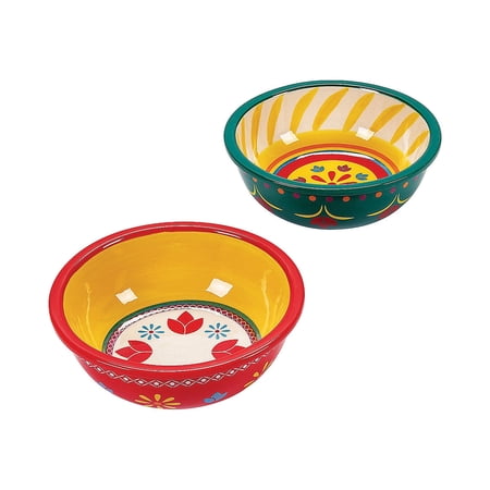 Fun Express Fiesta Ceramic Bowl Set - 2 Pc.