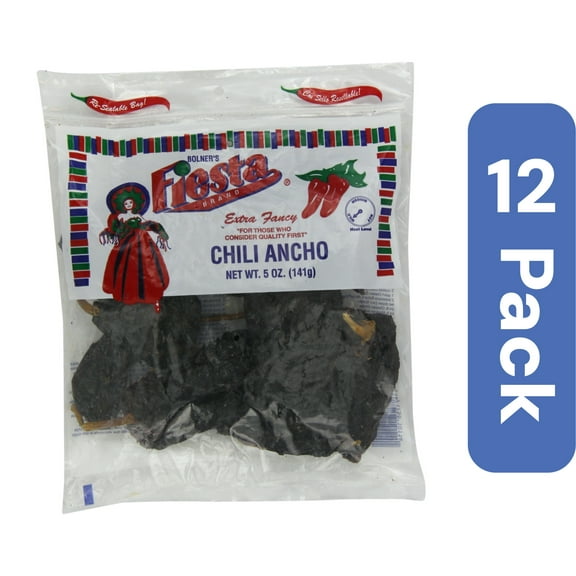 Fiesta Chili Pods Ancho 5 oz (Pack Of 12)