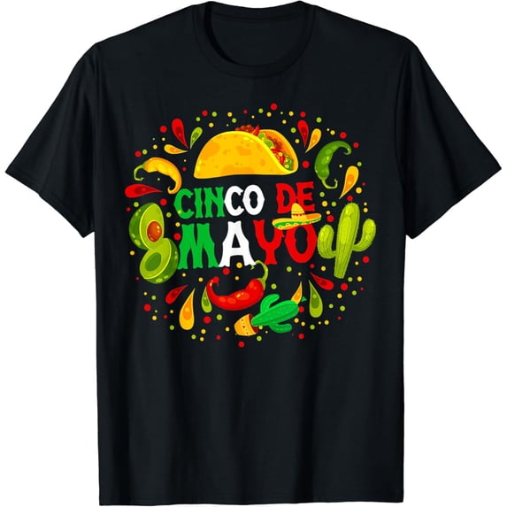 Fiesta Cinco De Mayo Party Mexican Men Women T-Shirt