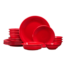 Fiesta Classic 16pc Dinnerware Set Scarlet