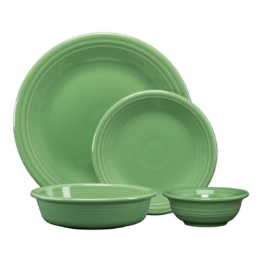 Fiestaware Meadow Green Dinner Plates – Set Of 4, 10.5", Made In USA (Factory Seconds)