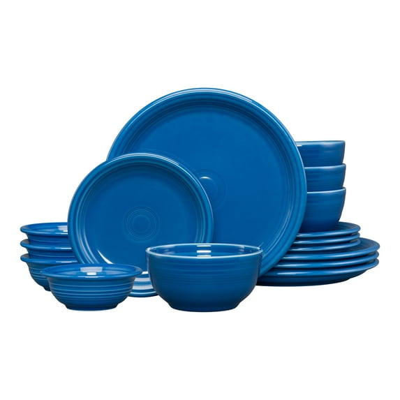Fiesta Coupe Bistro 16pc Ceramic Dinnerware Set Lapis