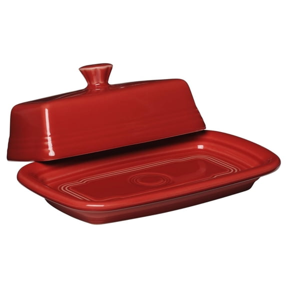 Fiesta Covered Butter Dish, X-Large, Scarlet