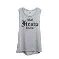 thumbnail image 1 of Fiesta Extra Women's Fashion Sleeveless Muscle Tank Top Tee Sport Grey X-Large, 1 of 4