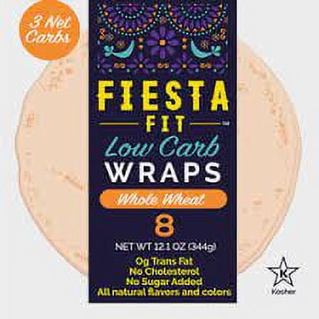 Fiesta Fit Whole Wheat Low Carb Wraps (3 Packs)