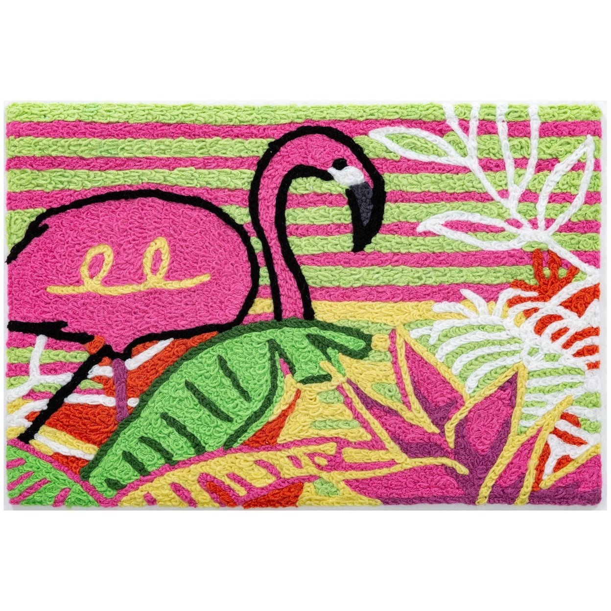 Jellybean - Indoor/Outdoor Rug - Fiesta Flamingo - Walmart.com