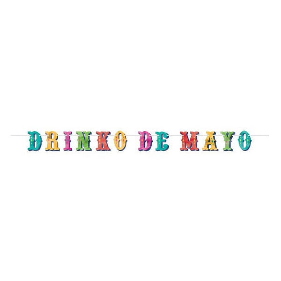 Fiesta Foiled Hanging Letter Banner (1ct)
