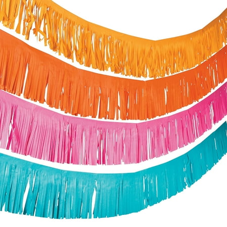 Fiesta Fringe Garland - Party Decor - 4 Pieces
