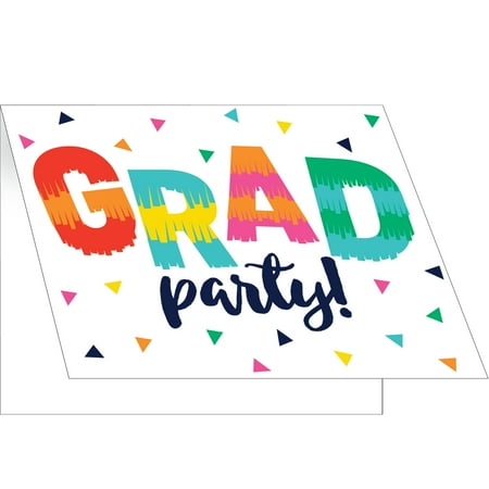 Fiesta Fun Grad Invitations, 24 Count