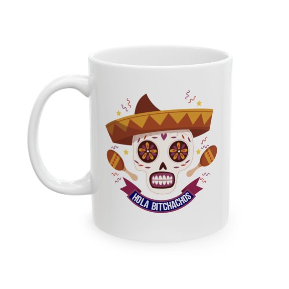 Fiesta Fun Mug, Humorous Gift for Taco Lovers, Coffee & Tea Drinkware