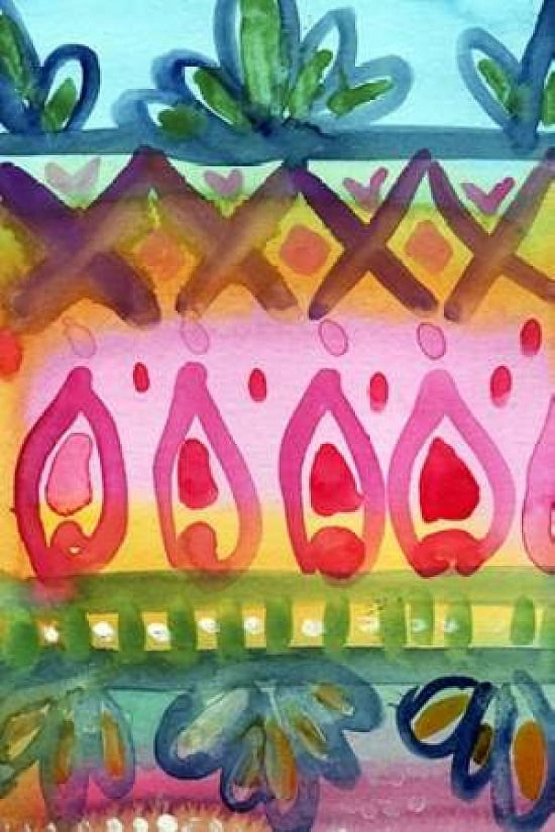 Fiesta IV Canvas Art - Linda Woods (12 x 18)