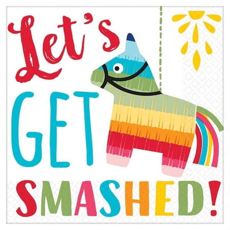 Fiesta 'Let's Get Smashed' Small Napkins (16ct)