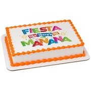 Fiesta Like There's No Manana Edible Cake Topper Image
