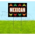 thumbnail image 1 of Fiesta Mexican (18" x 24") Yard Sign, Includes Metal Step Stake, 1 of 6