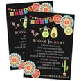 thumbnail image 1 of Fiesta Mexican Baby Shower Book Request Cards, Neutral Baby Shower Games, Set of 50, 1 of 6