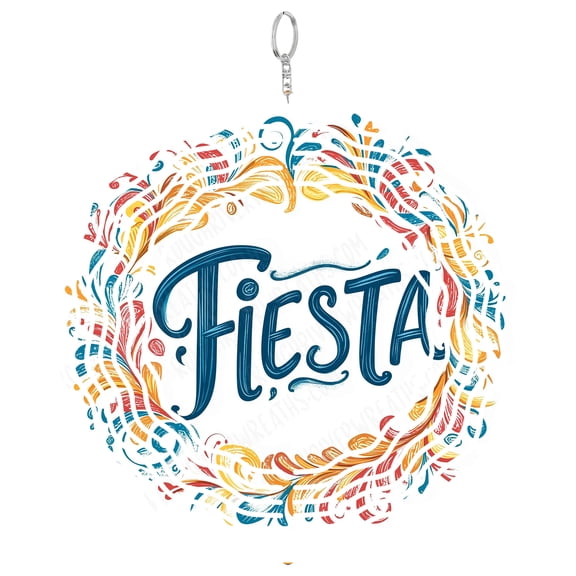 Fiesta Mexican Folk Art Wind Spinner Metal Outdoor Decor Multicolor