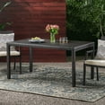 thumbnail image 1 of Fiesta Outdoor Wicker Rectangular Dining Table, Multibrown, 1 of 9