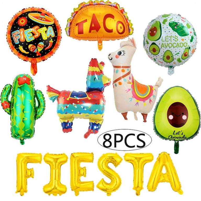 Fiesta Party Decorations for Fiestas, 8 PCS Cinco de Mayo Mexican
