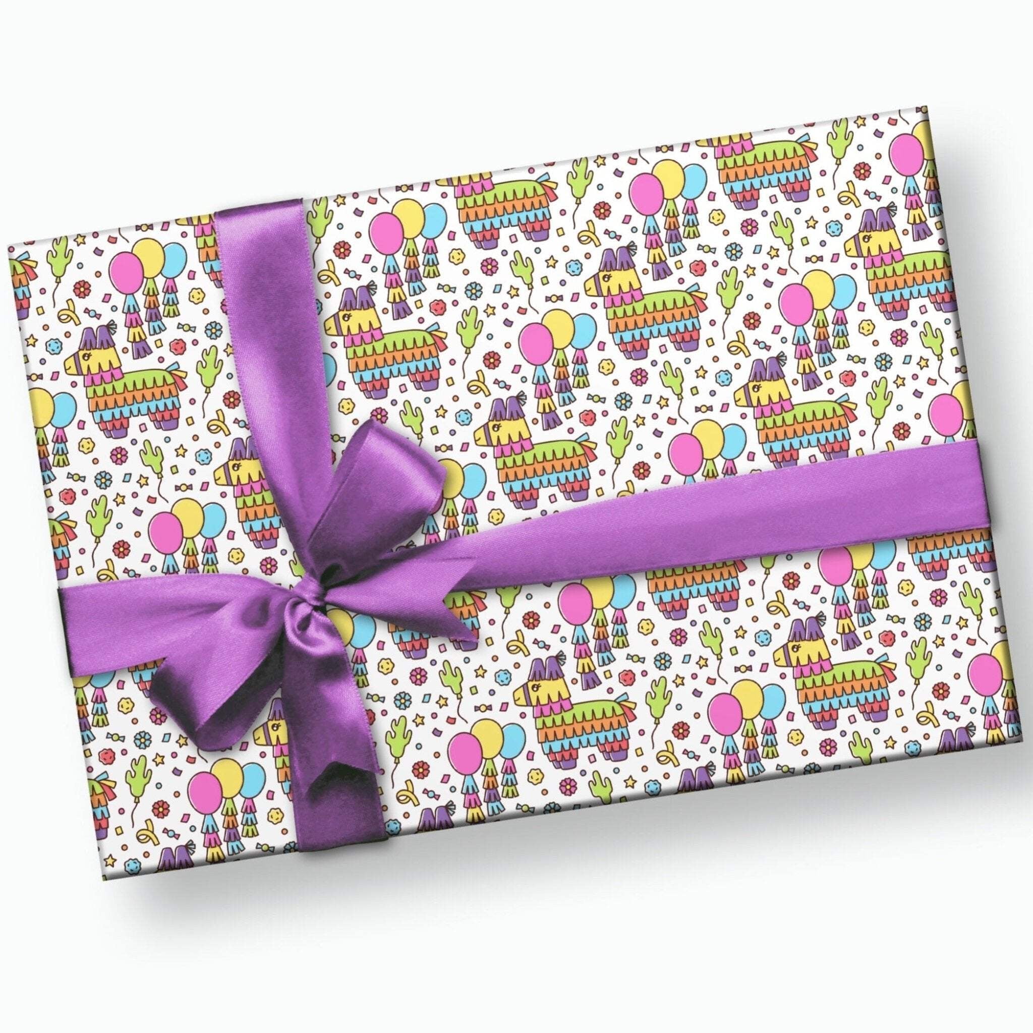 Fiesta Party Piata Gift Wrap