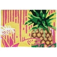 thumbnail image 1 of Fiesta Pineapple Jellybean Accent Rug 20"x30" Doormat, 1 of 3