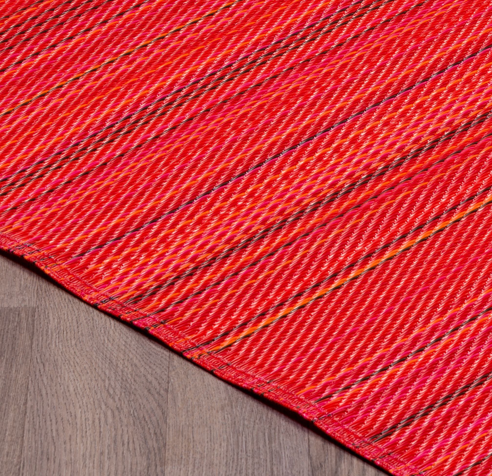 Fiesta Premium Quick Dry Reversible Indoor/Outdoor Plastic Rug, 102