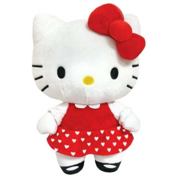 Fiesta Sanrio Hello Kitty Plush - Heart Dress Stuffed Toy