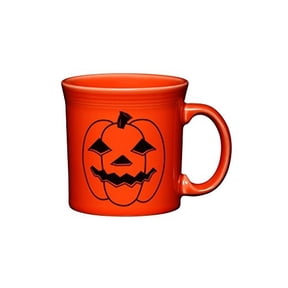 Open Box Homer Laughlin Fiesta Spooky Pumpkin 12 Oz Java Mug 10633890