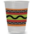 thumbnail image 1 of Fiesta Stripes 16oz Plastic Cups 8 Per Pack, 1 of 1