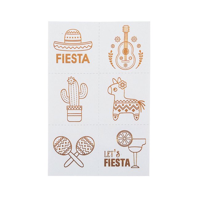 Fiesta Tattoos - Apparel Accessories - 72 Pieces - Walmart.com