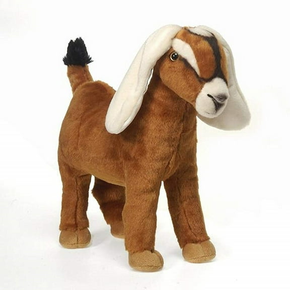 Fiesta Toys Nubian Goat 12'' Inches My Farm Sheep Stuffed Lamb Plush Animal Pet