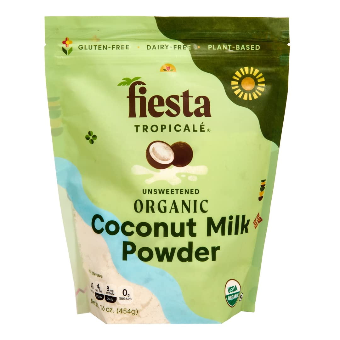 Fiesta Tropicalé Unsweetened Organic Coconut HYZ01 Milk Powder, Based