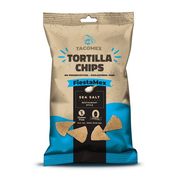 TacoMex Crunchy Corn Tortilla Chips, 12oz