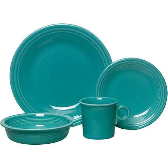 Fiestware Turquoise 4 Piece Place Setting 831107