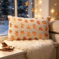 thumbnail image 1 of Fievgin 12x20" Maple Leaf Fall Pillow Covers, Soft Beige Thanksgiving Throw Pillow Cases for Farmhouse Sofa Bed Home Decor, 1 of 6