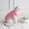 thumbnail image 1 of Fievgin Dog Sweater with Leash Ring, Soft Warm Winter Fleece Vest for Small Dogs Cats Puppy Size L, 1 of 6