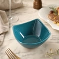 thumbnail image 1 of Fievgin Plastic Serving Bowls, Square Angled Mini Bowls for Salad, Fruit, Kitchen Countertop, Party & Home Table Decor, 1 of 6