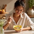 thumbnail image 1 of Fievgin Plastic Serving Bowls, Square Angled Mini Bowls for Salad, Fruit, Kitchen Countertop, Party & Home Table Decor, 1 of 7