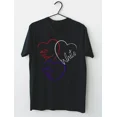 thumbnail image 1 of Fife Life Fourth of July 4th of July Hearts T-Shirt, 1 of 2