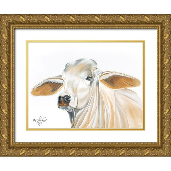 Fifer, Diane 14x12 Gold Ornate Wood Framed with Double Matting Museum Art Print Titled - Wrinkles Can Be Beautiful
